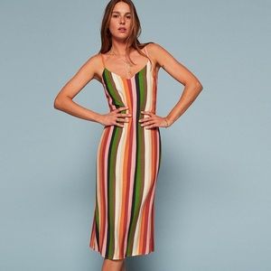 Reformation Rainbow Boston Dress, size 4